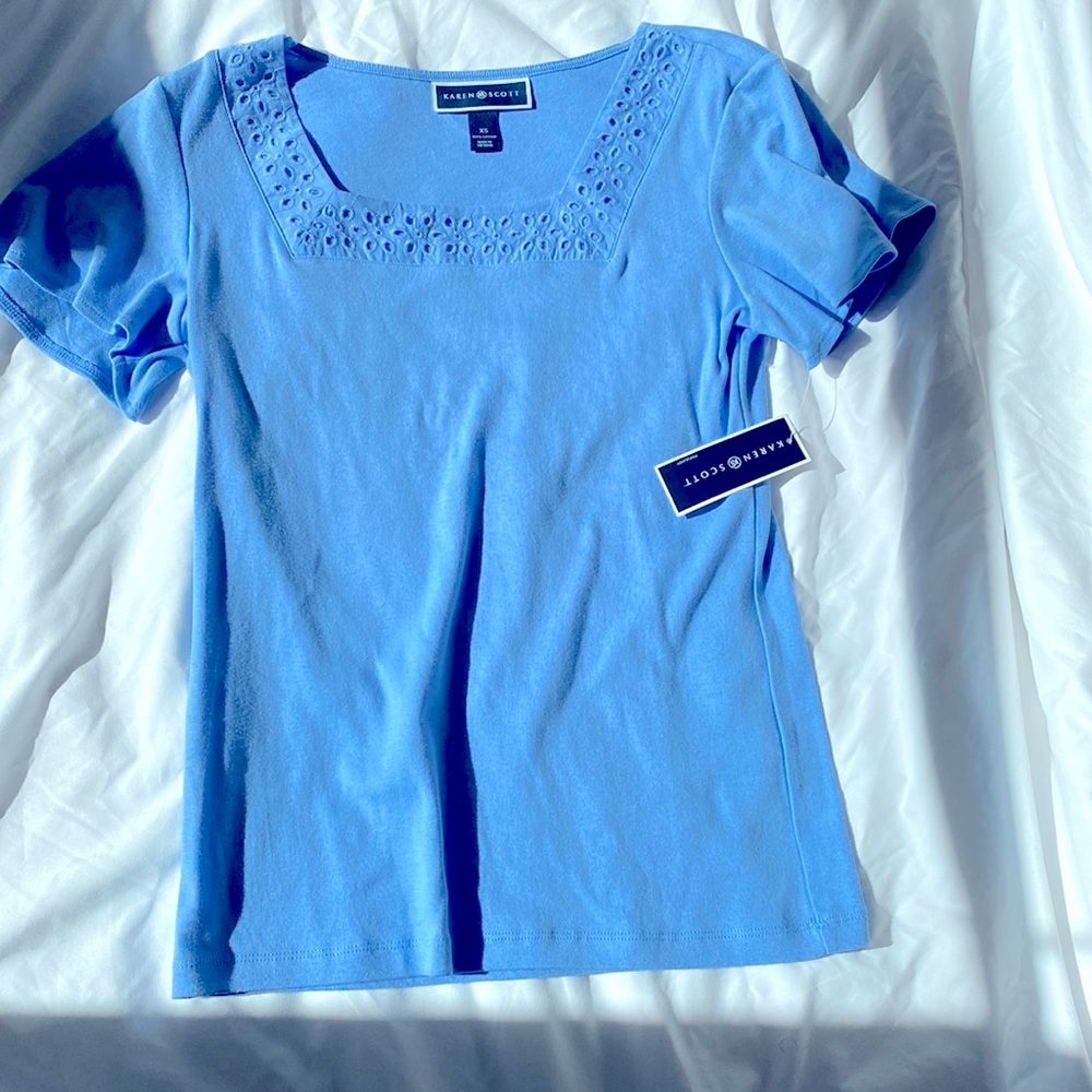 Karen Scott T Shirt New With Tags